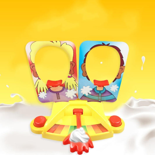 Jeu de société interactif familial «&nbsp;Tarte à Tarte&nbsp;» (double, simple)&nbsp;: défi familial, farces et attrapes pour enfants.