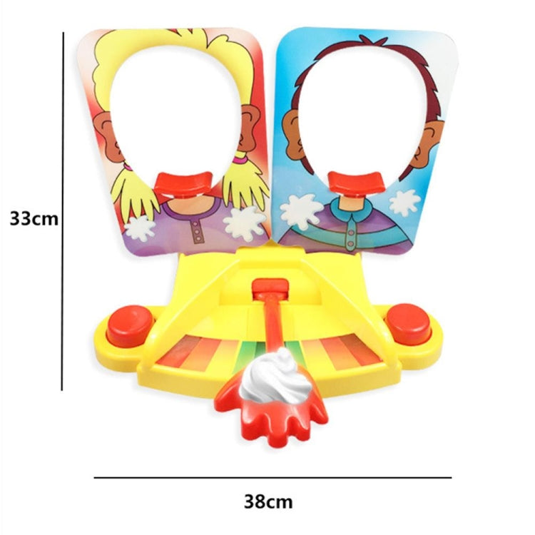 Jeu Pie Face Showdown, défi familial interactif, jouet de table pour enfant, farces et attrapes, Double, Simple