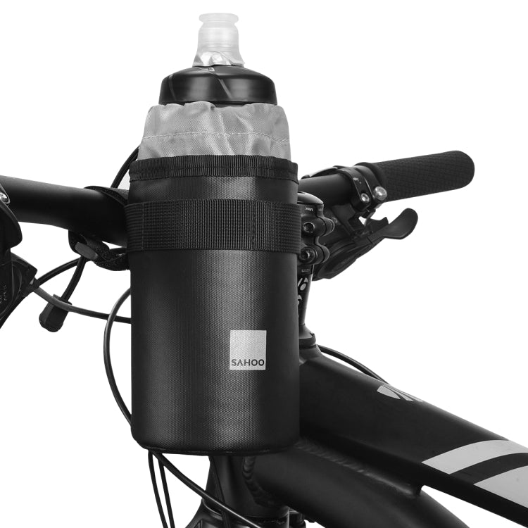 SAHOO 0.5L Bicycle Thermal Insulation Polyester Water Bottle Chartered Front Bag, SAHOO 0.5L Bicycle Front Bag