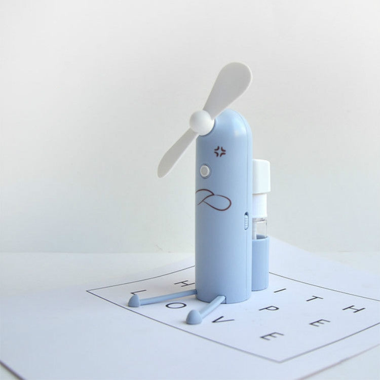 Support de téléphone portable créatif Dessin animé Pulvérisation Mini ventilateur Ventilateur USB portable