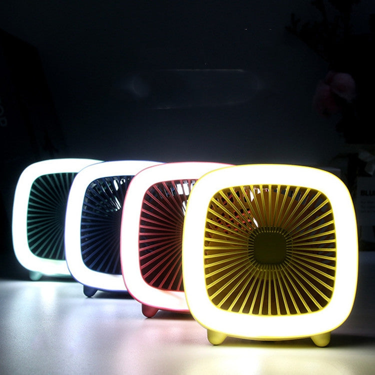 Ventilateur de bureau rechargeable USB, ventilateur de poche multifonctionnel
