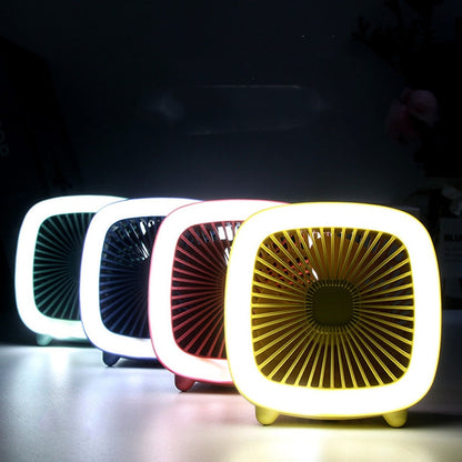 Ventilateur de bureau rechargeable USB, ventilateur de poche multifonctionnel