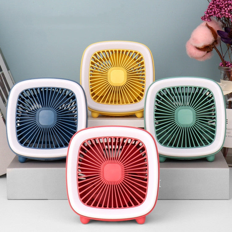 Ventilateur de bureau rechargeable USB, ventilateur de poche multifonctionnel