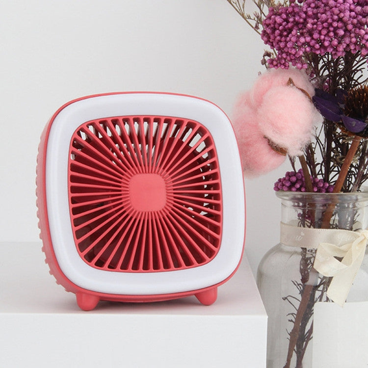 Ventilateur de bureau rechargeable USB, ventilateur de poche multifonctionnel