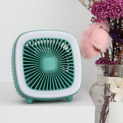 Ventilateur de bureau rechargeable USB, ventilateur de poche multifonctionnel
