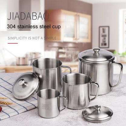 5 PCS Extra Thick 304 Stainless Steel Cup Children's Mouth Cup with Handle Cover Household adult Drinking Water Cup