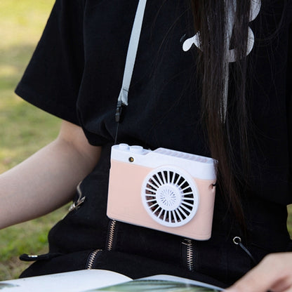 Mini ventilateur de cou portable USB, ventilateur de caméra à chargement USB
