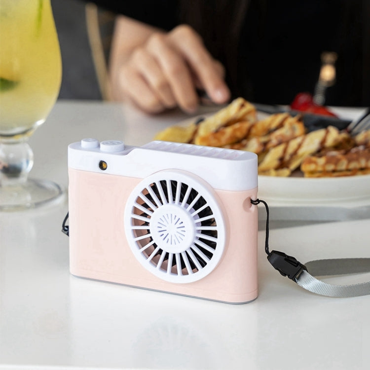 Mini ventilateur de cou portable USB, ventilateur de caméra à chargement USB