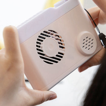 Mini ventilateur de cou portable USB, ventilateur de caméra à chargement USB