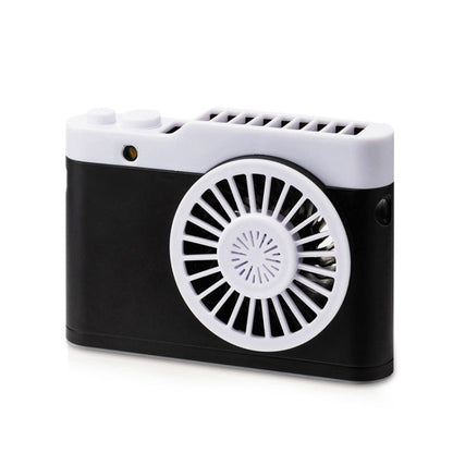 Mini ventilateur de cou portable USB, ventilateur de caméra à chargement USB