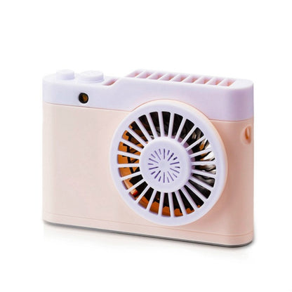 Mini ventilateur de cou portable USB, ventilateur de caméra à chargement USB