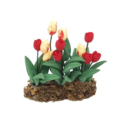 Maquette de fleur de tulipe de simulation pour maison de poupée 1:12, fleur de tulipe