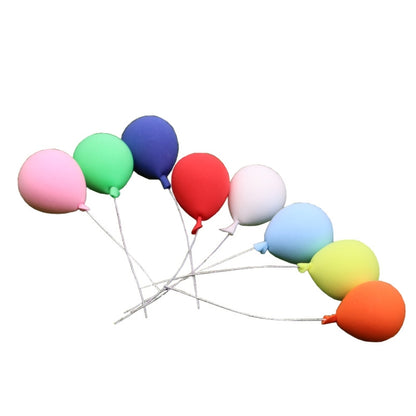 8 Stück / Set 1:12 Miniaturhaus Spielzeug Simulationsballon für Gartenszenendekoration, 8 Stück / Set Ballon
