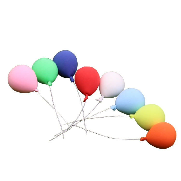8 Stück / Set 1:12 Miniaturhaus Spielzeug Simulationsballon für Gartenszenendekoration, 8 Stück / Set Ballon
