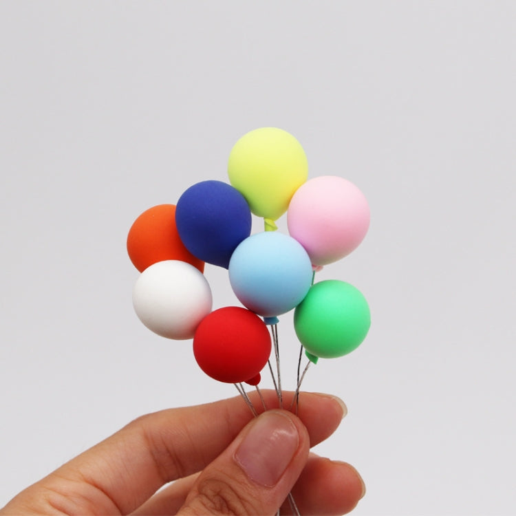 8 Stück / Set 1:12 Miniaturhaus Spielzeug Simulationsballon für Gartenszenendekoration, 8 Stück / Set Ballon