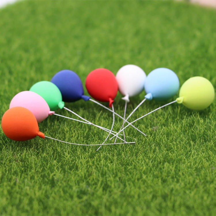 8 Stück / Set 1:12 Miniaturhaus Spielzeug Simulationsballon für Gartenszenendekoration, 8 Stück / Set Ballon