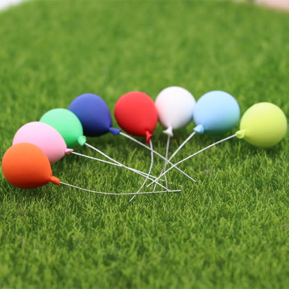 8 Stück / Set 1:12 Miniaturhaus Spielzeug Simulationsballon für Gartenszenendekoration, 8 Stück / Set Ballon