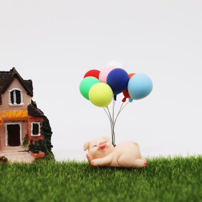 8 Stück / Set 1:12 Miniaturhaus Spielzeug Simulationsballon für Gartenszenendekoration, 8 Stück / Set Ballon