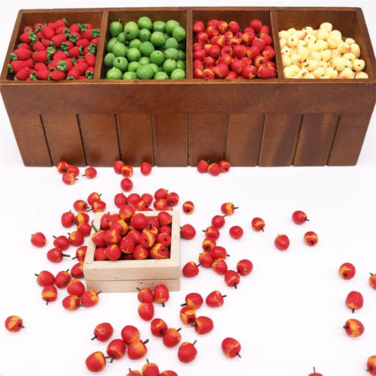 30 pièces / 3 paquets 1:12 Mini maison de poupée cuisine miniature jeu de nourriture décoration pomme, pomme