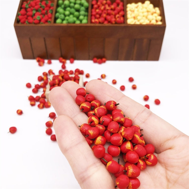 30 pièces / 3 paquets 1:12 Mini maison de poupée cuisine miniature jeu de nourriture décoration pomme, pomme