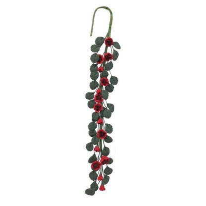 1:12 Miniature Maison Jouet Simulation Corde de Rose pour Chevalet Balançoire Scène de Jardin, Corde de Rose Balançoire