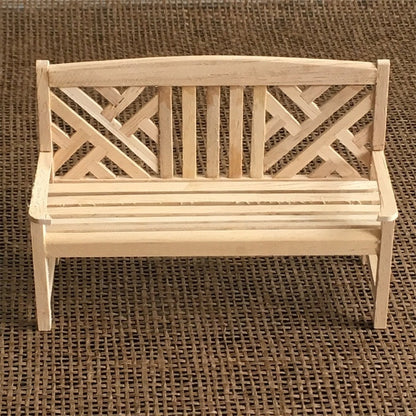 4 PCS / Ensemble 1:12 Maison de Poupée Mini Meuble Modèle Chaise de Jardin Extérieur Tabouret, Chaise de Jardin Extérieur