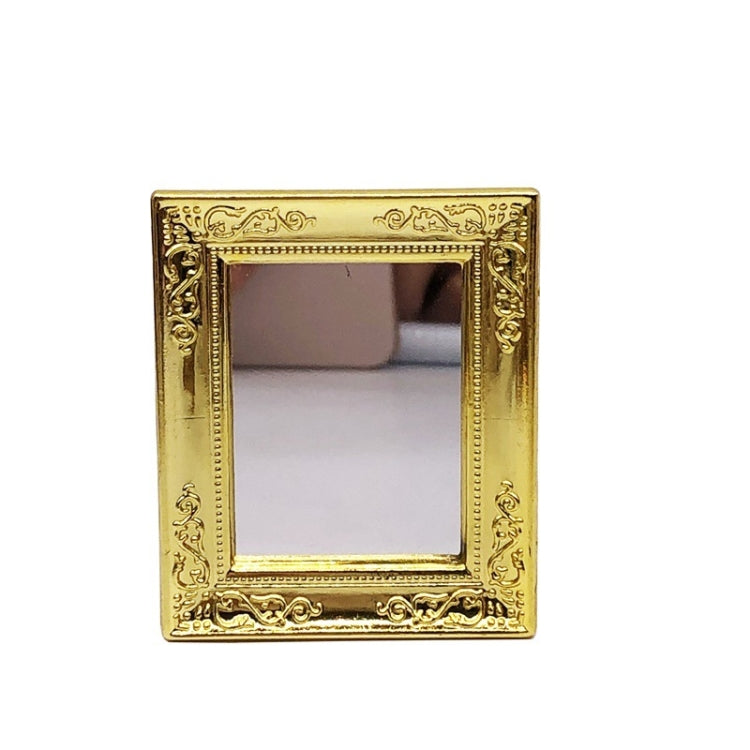 1:12 Mini House Toy Simulation Wall Mirror for Bedroom, Wall Mirror