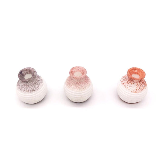 3 PCS / Set 1:12 Mini Doll House Scene Decoration Simulation Vases, Simulation Vases