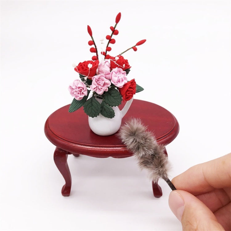 1:12 Mini House Toy Simulation Chicken Hair Brush, Simulation Chicken Hair Brush