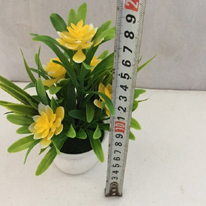 10 Pots Fake Potted Plant Simulation Bonsai Tabletop Decoration