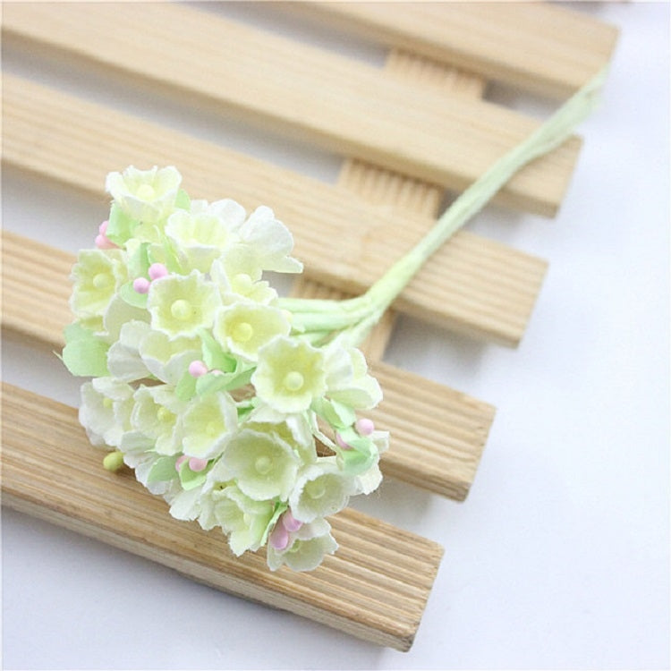 5 Branches DIY Hand-simulated Plum Mini Flocking Cloth Lucky Flower