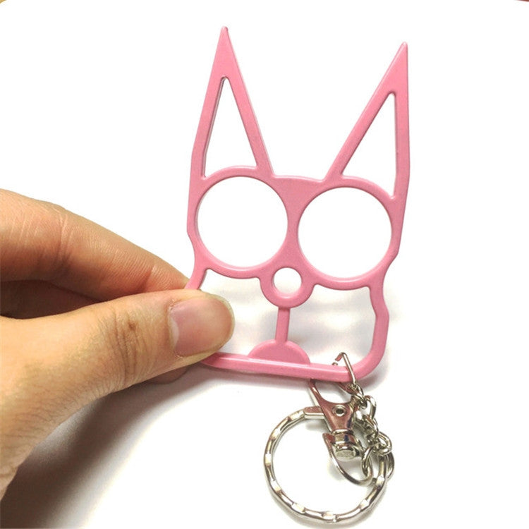 Multifunctional Outdoor Self-defense Double Finger Buckle Can Break The Window, Random Color Delivery, Self-defense Double Finger Buckle
