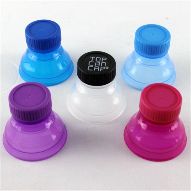 10 PCS Small Cans Cola Lid Sprite Leakproof Cap, Random Color Delivery