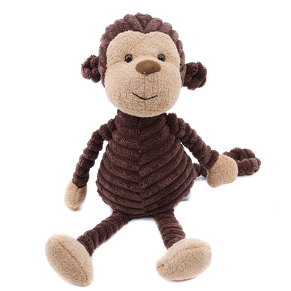 Gestreifte Tier-Plüschtier-Puppe Kreative Tierpuppe, Affe 15 cm, Hund 15 cm, Affe 33 cm, Hund 33 cm, Rosa Hase 33 cm, Ente 33 cm, Affe 42 cm, Fuchs 42 cm, Panda 42 cm, Schwein 42 cm, Löwe 42 cm, Nashorn 42 cm