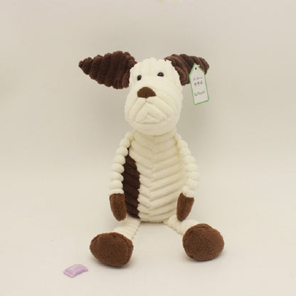 Gestreifte Tier-Plüschtier-Puppe Kreative Tierpuppe, Affe 15 cm, Hund 15 cm, Affe 33 cm, Hund 33 cm, Rosa Hase 33 cm, Ente 33 cm, Affe 42 cm, Fuchs 42 cm, Panda 42 cm, Schwein 42 cm, Löwe 42 cm, Nashorn 42 cm