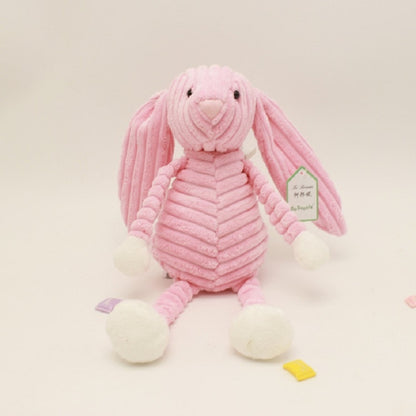 Gestreifte Tier-Plüschtier-Puppe Kreative Tierpuppe, Affe 15 cm, Hund 15 cm, Affe 33 cm, Hund 33 cm, Rosa Hase 33 cm, Ente 33 cm, Affe 42 cm, Fuchs 42 cm, Panda 42 cm, Schwein 42 cm, Löwe 42 cm, Nashorn 42 cm