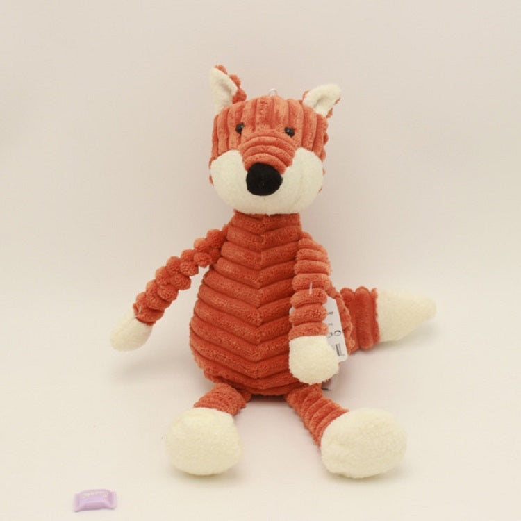 Gestreifte Tier-Plüschtier-Puppe Kreative Tierpuppe, Affe 15 cm, Hund 15 cm, Affe 33 cm, Hund 33 cm, Rosa Hase 33 cm, Ente 33 cm, Affe 42 cm, Fuchs 42 cm, Panda 42 cm, Schwein 42 cm, Löwe 42 cm, Nashorn 42 cm