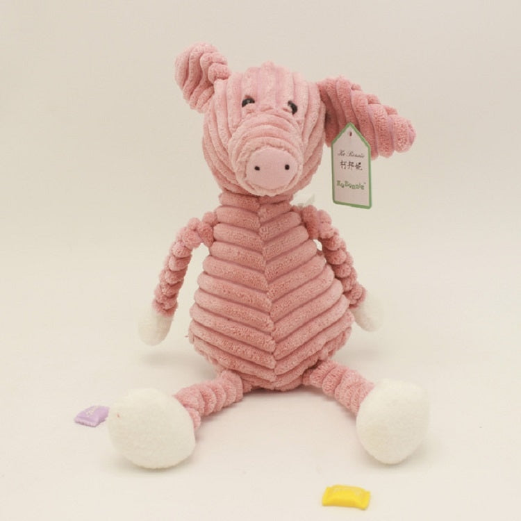 Gestreifte Tier-Plüschtier-Puppe Kreative Tierpuppe, Affe 15 cm, Hund 15 cm, Affe 33 cm, Hund 33 cm, Rosa Hase 33 cm, Ente 33 cm, Affe 42 cm, Fuchs 42 cm, Panda 42 cm, Schwein 42 cm, Löwe 42 cm, Nashorn 42 cm