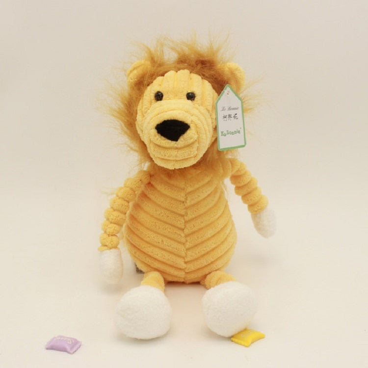 Gestreifte Tier-Plüschtier-Puppe Kreative Tierpuppe, Affe 15 cm, Hund 15 cm, Affe 33 cm, Hund 33 cm, Rosa Hase 33 cm, Ente 33 cm, Affe 42 cm, Fuchs 42 cm, Panda 42 cm, Schwein 42 cm, Löwe 42 cm, Nashorn 42 cm