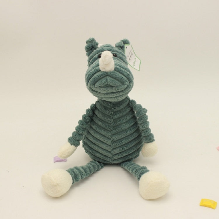 Gestreifte Tier-Plüschtier-Puppe Kreative Tierpuppe, Affe 15 cm, Hund 15 cm, Affe 33 cm, Hund 33 cm, Rosa Hase 33 cm, Ente 33 cm, Affe 42 cm, Fuchs 42 cm, Panda 42 cm, Schwein 42 cm, Löwe 42 cm, Nashorn 42 cm