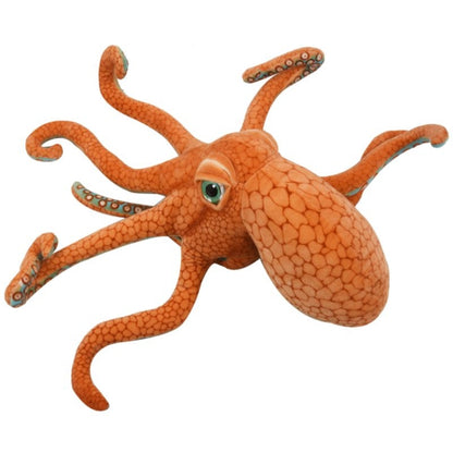 Jouet en peluche de simulation de pieuvre, oreiller, poupée d'animal sous-marin, cadeau créatif, 50cm, 80cm