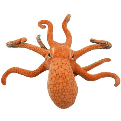 Jouet en peluche de simulation de pieuvre, oreiller, poupée d'animal sous-marin, cadeau créatif, 50cm, 80cm