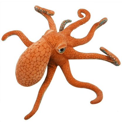 Jouet en peluche de simulation de pieuvre, oreiller, poupée d'animal sous-marin, cadeau créatif, 50cm, 80cm