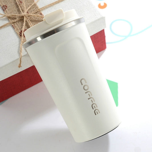 Mug isotherme double en acier inoxydable 304, version intelligente, pour voiture ou voyage : 380 ml (blanc, noir, vert, bleu, rose) et 510 ml (blanc, noir, vert, bleu, rose).