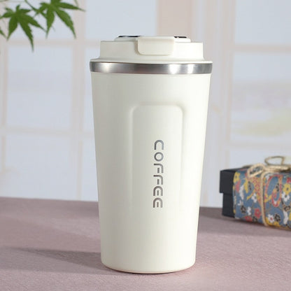 Intelligente Version Doppelwandige Edelstahl-304-Kaffeetasse Auto-Thermobecher Reise-Thermo-Tasse, 380ml Blau, 380ml Pink, 380ml Weiß, 380ml Schwarz, 380ml Grün, 510ml Weiß, 510ml Schwarz, 510ml Grün, 510ml Blau, 510ml Pink