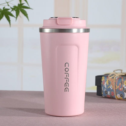 Intelligente Version Doppelwandige Edelstahl-304-Kaffeetasse Auto-Thermobecher Reise-Thermo-Tasse, 380ml Blau, 380ml Pink, 380ml Weiß, 380ml Schwarz, 380ml Grün, 510ml Weiß, 510ml Schwarz, 510ml Grün, 510ml Blau, 510ml Pink