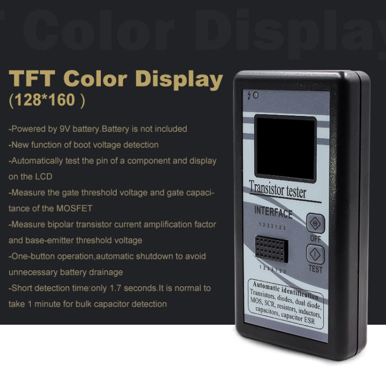 Color Screen Version Graphic Display M328 Transistor Tester Resistance Meter Inductance Meter Capacitance Meter ESR Meter
