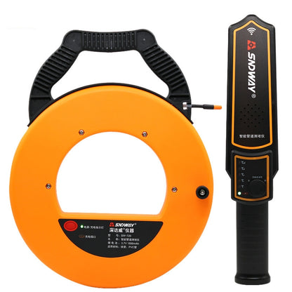 SNDWAY Pipe Scanner Thickness PVC Pipe Blockage Width Measuring Instrument, SW720 Standard (20 meters), SW730 Standard (30 meters), SW740 Standard (40 meters)
