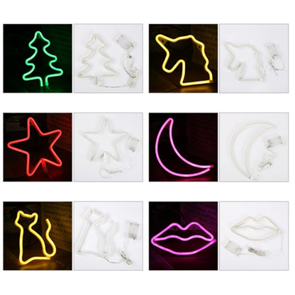 Lampe de décoration suspendue néon LED Veilleuse chaleureuse, AMOUR, Ananas, Grand amour, Flamant rose, Éclair, Arbre de Noël, Tête d'animal, Pentagramme, Chaton, Lune, Nuages, Lèvres, Cactus, Dauphin
