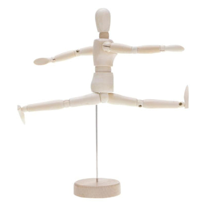 Marionnette en bois, mannequin articulé pour dessin artistique, 11,4 cm, 14 cm, 20,3 cm, 30,5 cm, 40,6 cm
